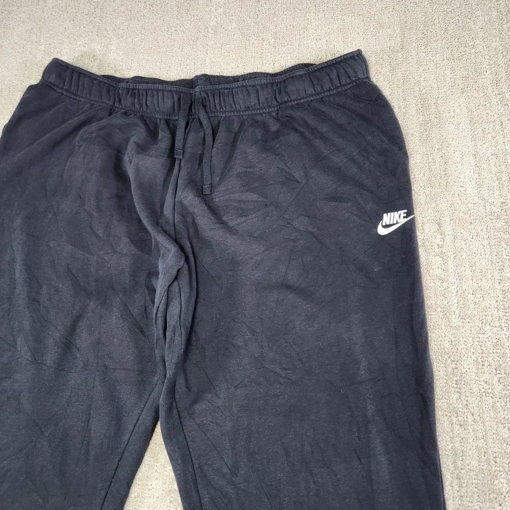 Nike‎ Joggers Women 1X Sweatpants Sportswear Club Fleece Pant Black Athleisure